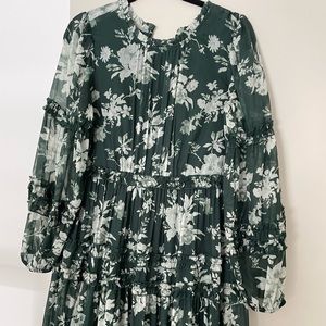 Ivy City Co. Long Green Dress